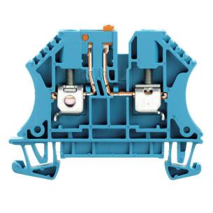 1 levels of number 2 connections of number v 500 a 32 mm2 4 blue connection screw terminal test-disconnect