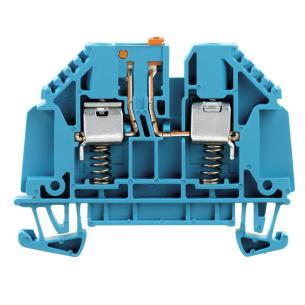 1 levels of number 2 connections of number v 500 a 32 mm2 4 blue connection screw terminal test-disconnect