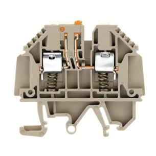 1 levels of number 2 connections of number v 500 a 32 mm2 4 beige dark connection screw terminal test-disconnect