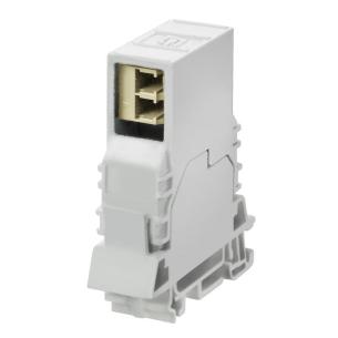 pof gof multimode duplex lc duplex lc ip20 fibre optical connector plug-in feed-through