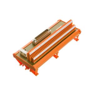 connection screw plug 37-pole 41652 din 60807 iec to acc connectors d-sub built-in connector terminal with module interface
