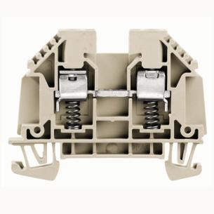 2 connections of number v 630 a 41 mm2 6 beige dark connection screw block terminal feed-through