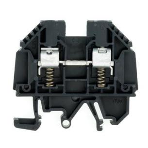 2 connections of number v 690 a 32 mm2 4 black connection screw block terminal feed-through
