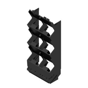 black plastic state installed in ip20 45 width housing modular element side