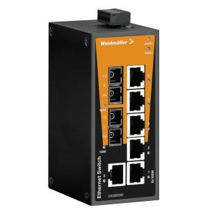ie-sw-bl08t-6tx-2sc unmanaged 100 2xfiber 100 6xrj45 switch industriel
