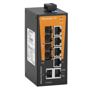 ie-sw-bl08t-6tx-2st unmanaged 100 2xfiber 100 6xrj45 switch industriel