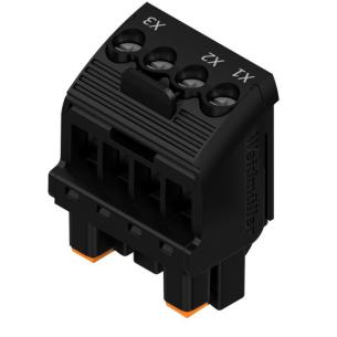 box connection yoke clamping 4 poles of number mm2 31 3 00 5 mm in pitch a 10 v 320 connection wire connector pcb