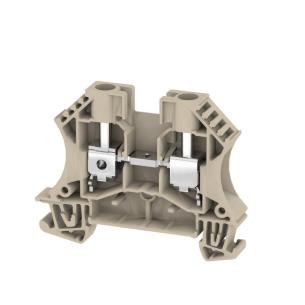 2 connections of number v 800 a 41 mm2 6 beige dark connection screw block terminal feed-through