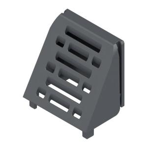grey graphite plastic state installed in ip20 5 22 width housing modular cover element side