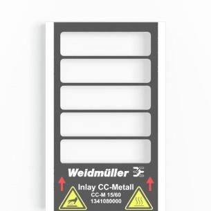 c 130 -55 silver aluminium anodized file pro m-print requires characters printed mm 60 width marking device