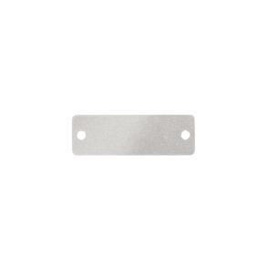 c 130 -55 silver aluminium anodized file pro m-print requires characters printed mm 45 width marking device