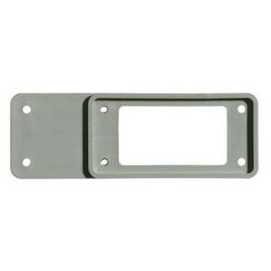 8 size installation grey colour plastic connector industrial plate adapter