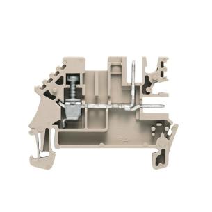 3 connections of number v 250 a 16 mm2 5 1 beige dark connection screw block terminal feed-through