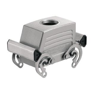 condition plugged in ip65 4 size installation side upper on clamp side-locking housing plug top from entry cable connectors industry housing