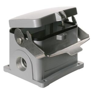 condition plugged in ip65 12 size installation side lower clamp end-locking housing base connectors industry housing