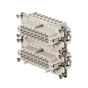 6 size installation in push 16 poles of number a 16 v 500 female connectors plug-in industry insert contact