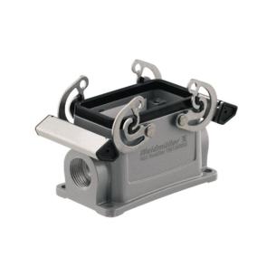 condition plugged in ip65 4 size installation side lower on clamp side-locking housing base connectors industry housing