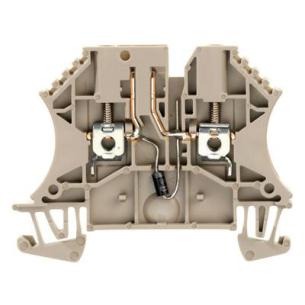 1 levels of number 2 connections of number v 500 a 5 0 mm2 5 2 beige dark connection screw terminal test-disconnect