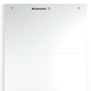 c 150 -40 silver pvc-free polyester without characters printed mm 105 width marking device