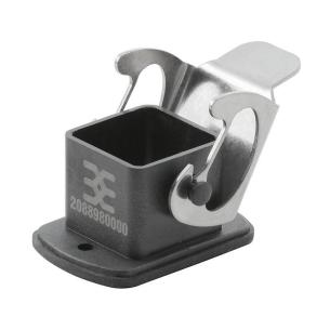 condition plugged in ip65 1 size installation side lower on clamp side-locking housing bulkhead connectors industry housing