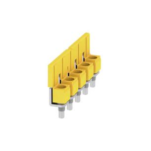 mm 55 7 width yes insulated 90 9 mm in pitch 5 poles of number a 63 yellow in screwed when terminal cross-connector