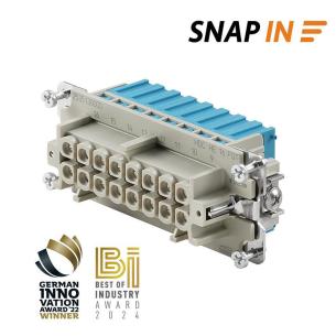 6 size installation in snap 16 poles of number a 16 v 500 female connectors plug-in industry insert contact