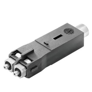 pof screw 2 connection scrj 1 connection housing with ip67 connector fo