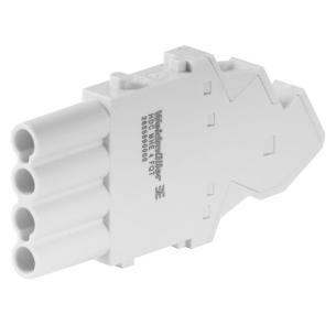 5 0 slots plug-in required female actuator with in push 4 poles of number a 16 v 250 signal power connectors industrial for insert module