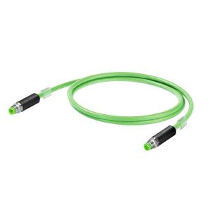 m 10 length 4 poles of number pin straight ip67 - d-code m8 pin straight ip67 - d-code m8 assembled cable profinet
