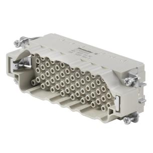 8 size installation connection crimp 64 poles of number a 16 v 500 male connectors plug-in industry insert contact