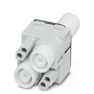 2 slots plug-in required female connection crimp 2 poles of number a 16 v 2900 signal power connectors industrial for insert module