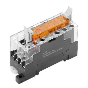 connect screw a 6 ac v 250 gold-plated agsno a type 61810-3 en guided forcibily contacts no 3 and nc 3 led green 10 dc v 24 module relay