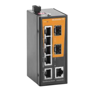 ie-sw-elb-08-6tx-2fesfp unmanaged 100 2xfiber 100 6xrj45 switch industriel