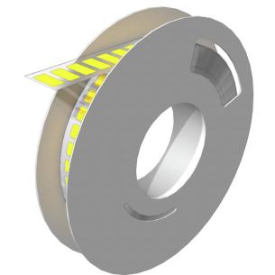 yellow polyamide without characters printed mm 20 width marking device