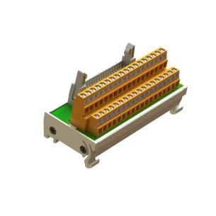 connection screw 08mm 5 2h lpk 34-pole din41651 iec60603-13 with acc in connector plug-in connector terminal with module interface