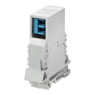 singlemode duplex lc duplex lc ip20 fibre optical connector plug-in feed-through