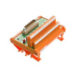 connection screw plug 25-pole 41652 din 60807 iec to acc connectors d-sub built-in connector terminal with module interface