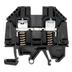 2 connections of number v 690 a 41 mm2 6 black connection screw block terminal feed-through