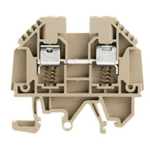 2 connections of number v 690 a 32 mm2 4 beige dark connection screw block terminal feed-through
