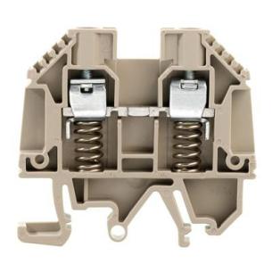 2 connections of number v 690 a 41 mm2 6 beige dark connection screw block terminal feed-through