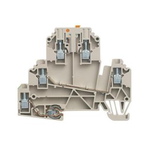 3 levels of number 5 connections of number v 500 a 24 mm2 5 2 beige dark connection screw terminal test-disconnect