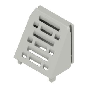 grey agate plastic state installed in ip20 5 22 width housing modular cover element side