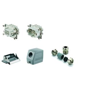 6 poles of number 3 size installation connection screw he series set connectors industrial