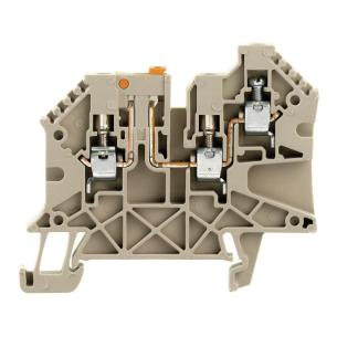 1 levels of number 3 connections of number v 500 a 27 mm2 4 beige dark connection screw terminal test-disconnect