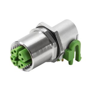 8 poles of number m12 system connection pcb installation connector plug circular