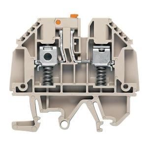 1 levels of number 2 connections of number v 630 a 32 mm2 4 beige dark connection screw terminal test-disconnect