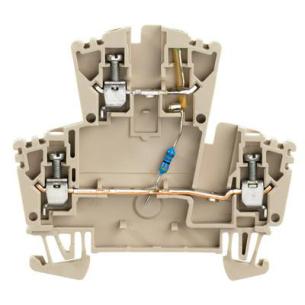 35 ts 2 levels of number 3 connections of number v 24 v 24 mm2 5 2 beige dark connection screw block terminal component