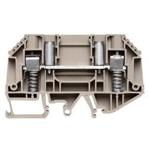 2 connections of number v 630 a 41 mm2 6 beige dark connection screw block terminal feed-through