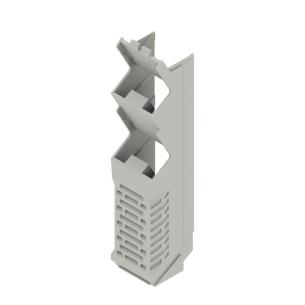 grey agate plastic state installed in ip20 5 22 width housing modular element side