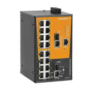 ie-sw-al18m-16tx-2gc managed 1000 100 2xfiber 100 10 16xrj45 switch industriel